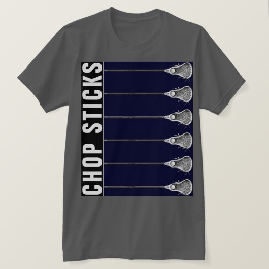 Grappig Lacrosse T-shirt (Design voorkant)