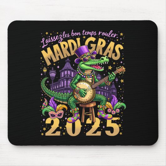 Grappig Laissez Les Bon Temps Rouler Mardi Gras 20 Muismat (Voorkant)