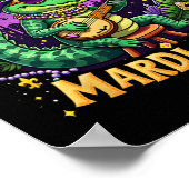 Grappig Laissez Les Bon Temps Rouler Mardi Gras 20 Poster (Hoek)
