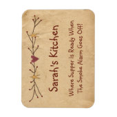 Grappig land keuken magneet (Verticaal)