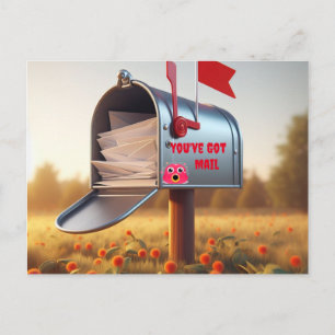 Grappig - Land Mailbox Je hebt Mail - Briefkaart