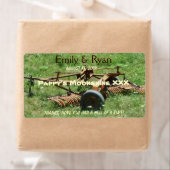 Grappig, Land Western, Bier / Wijn Etiket (Insitu)