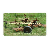 Grappig, Land Western, Bier / Wijn Etiket (Voorkant)