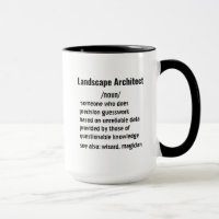Grappig Landschap Architect Definitie geschenken