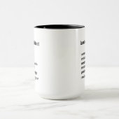 Grappig Landschap Architect Definitie geschenken Mok (Midden)