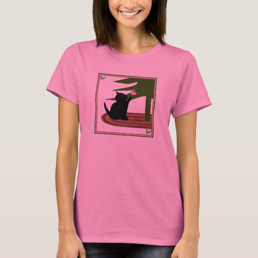 Grappig lang hoesje Womens Shirt met kerstmis (Voorkant)