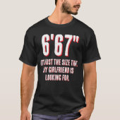Grappig lange persoon  t-shirt (Voorkant)