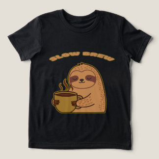 Grappig Langzaam Getrokken Luiaard T-shirt