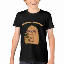 Grappig Langzaam Getrokken Luiaard T-shirt