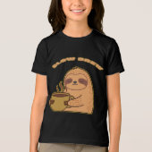 Grappig Langzaam Getrokken Luiaard T-shirt (Voorkant)