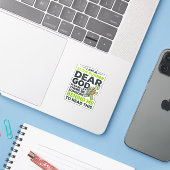 Grappig Langzaam Lopende Schildpad Citaat Vintage Sticker (Laptop met iPhone)