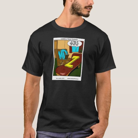 Grappig langzaam psychiatrie patiënt tee t-shirt (Voorkant)