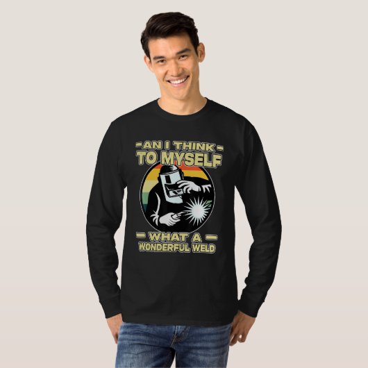 Grappig  lassen voor mannen, pap Blacksmith-werk T-shirt (Voorkant volledig)