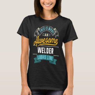 Grappig lasser Shirt Geweldige beroep Graduati