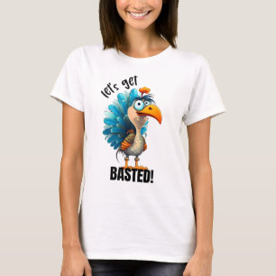 Grappig Laten we Basted T-shirt