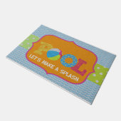 Grappig, laten we een schuurmat maken, een pooldee deurmat (Schuin)