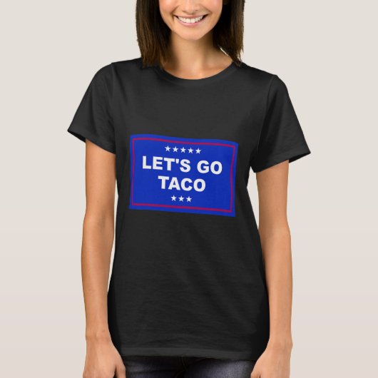 Grappig, laten we gaan Taco 15 T-shirt (Voorkant)