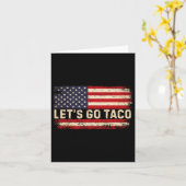 Grappig, laten we gaan Taco 23 Kaart (Gele Bloem)