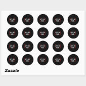 Grappig Laten we gaan Taco 53 Ronde Sticker (Vel)