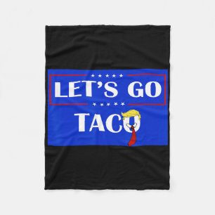 Grappig Laten we gaan Taco 54 Fleece Deken
