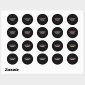Grappig Laten we gaan Taco 57 Ronde Sticker (Vel)