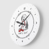 Grappig, laten we gaan! Walk Old English Sheepdog  Grote Klok (Hoek)