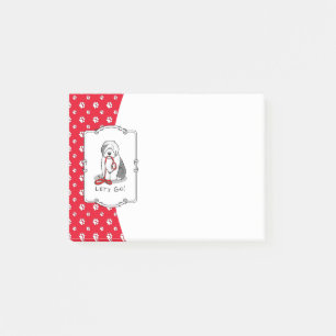 Grappig, laten we gaan! Walk Old English Sheepdog  Post-it® Notes