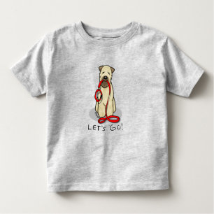Grappig, laten we gaan! Walk Wheaten Terrier (met  Kinder Shirts