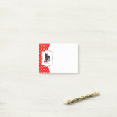 Grappig Laten we gaan! Wandelende Belgische Herder Post-it® Notes (Op bureau)