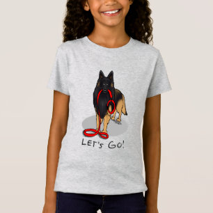 Grappig Laten we gaan! Wandelende Belgische Tervur T-shirt