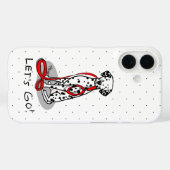 Grappig Laten we gaan! Wandelende Dalmatiër (zwart Case-Mate iPhone Case (Achterkant (horizontaal))