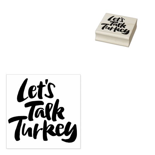 Grappig, laten we het over Thanksgiving van het di Rubberstempel (Gestempeld)