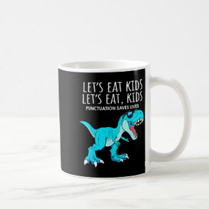 Grappig Laten we Kinderen Eten Interpunctie Slaat  Koffiemok