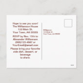 Grappig Laten we krijgen Basted Vriendschapsfeest Feestdagenkaart (Achterkant)