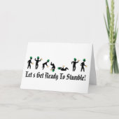 Grappig Laten we ons klaar maken om St. Patrick's  Kaart (Voorkant)