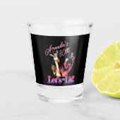 Grappig laten we verlicht volwassen cocktail verja shot glas (Voorkant)