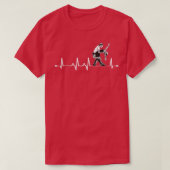 Grappig Latijnse Dance Heartbeat Design Ballroom D T-shirt (Design voorkant)