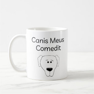 Grappig latin leraar cadeau - mijn hond at het koffiemok