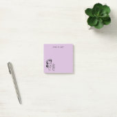 Grappig lavendel Paarse retro huisvrouw herinnerin Post-it® Notes (Kantoor)
