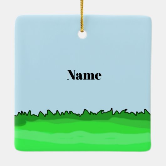 Grappig Lazy Day of The Cowboy Ornament (Achterkant)