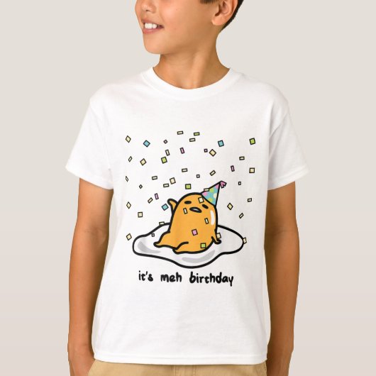 Grappig Lazy Egg Verjaardag T-shirt (Voorkant)