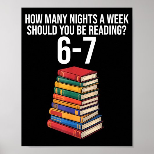 Grappig leesboek leraar 67 zes zeven meme poster (Voorkant)
