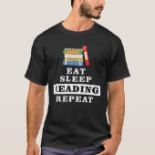Grappig leesdesign t-shirt (Voorkant)
