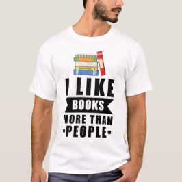 Grappig leesontwerp t-shirt