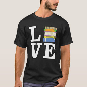 Grappig leesontwerp t-shirt