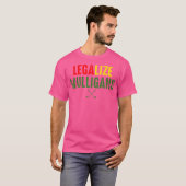 Grappig Legaliseer Mulligans Golf T-shirt (Voorkant volledig)