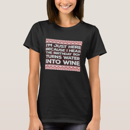 Grappig Lelijk Christelijk Kerstmis Meme Turns Wat T-shirt (Voorkant)