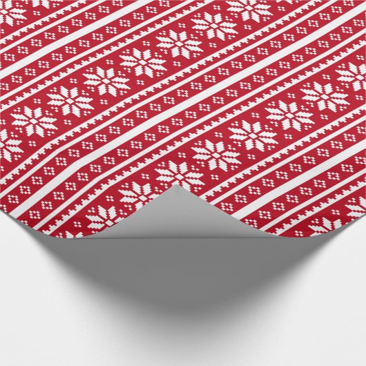 Grappig lelijk kerstsweater inpakpapier (Hoek)