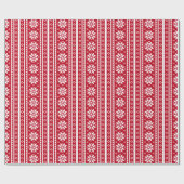 Grappig lelijk kerstsweater inpakpapier (Vlak)