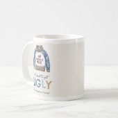 Grappig Lelijk Trui Kerstcadeau Koffiemok (Voorkant links)